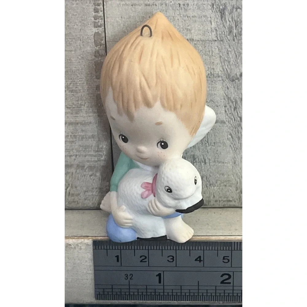 Hallmark 1985 Betsy Clark Hand Painted‎ Vintage Porcelain Figurine Ornament